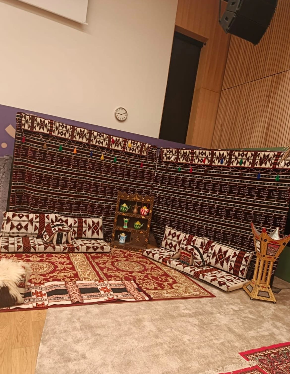 مخيم تراثي أو بيت شعر وجلسة خارجية في الرياض — لقطة أرشيفية 5 من أعمال لمسه التميز في الرياض